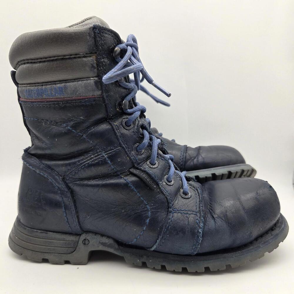 Caterpillar Footwear Women's Echo Waterproof Steel Toe Work Boot Size 8 Marlin
